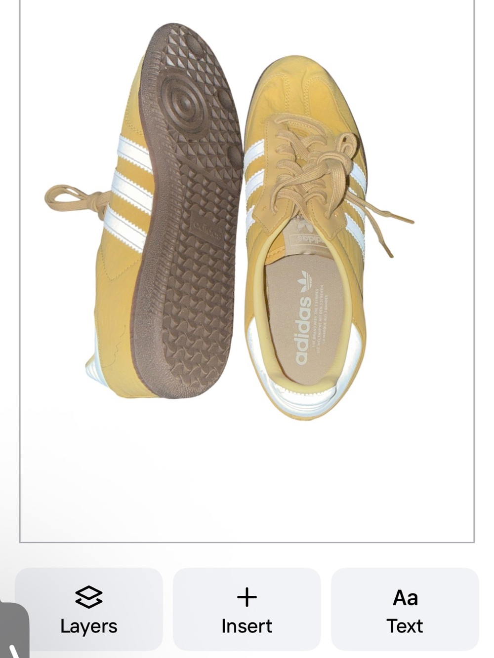 Adidas Samba OG Yellow Cream Sneakers Women’s 9 | Gum Sole Classic NWT - Picture 9 of 14